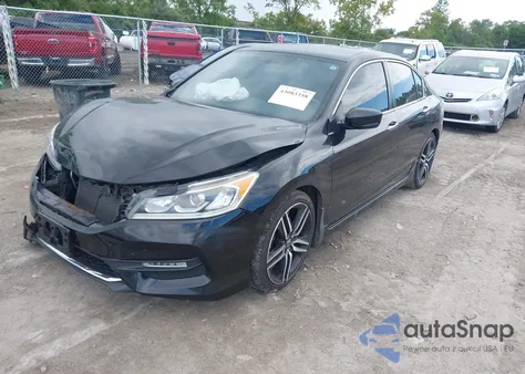 2016 Honda Accord Sport из США, поврежденный, VIN 1HGCR2F57GA023945